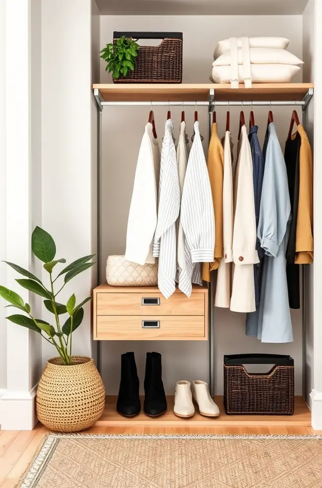 12 Inspiring Closet Ideas for Stylish Organization 10 Sustainable Closet Idea Featuring Eco-Friendly Materials