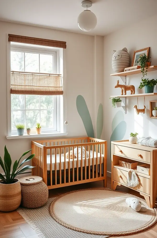 Sustainable Nursery Idea for Eco-Friendly Baby Room Design