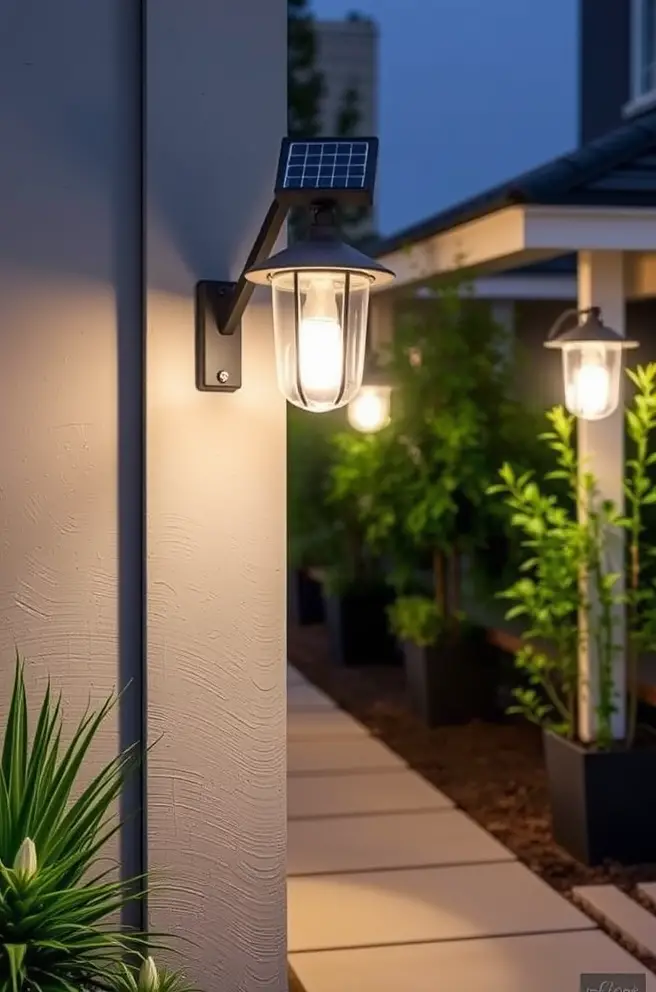 12 Stunning Outdoor Lighting Ideas for Your Home 7 Sustainable Outdoor Lighting Idea Using Solar-Powered Fixtures