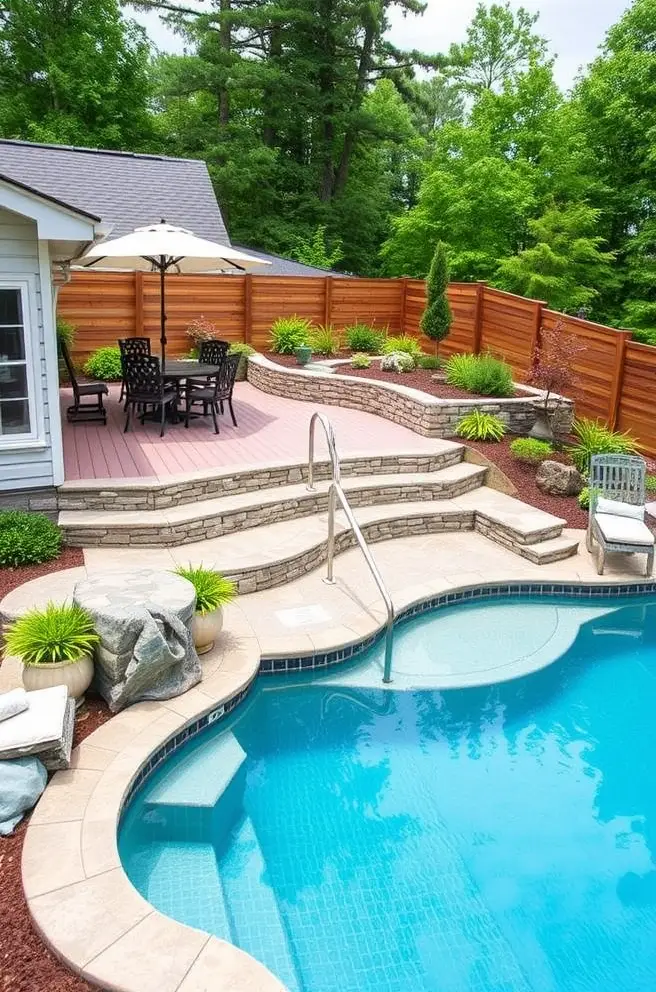 Sustainable Pool Deck Idea That Blend Nature with Style