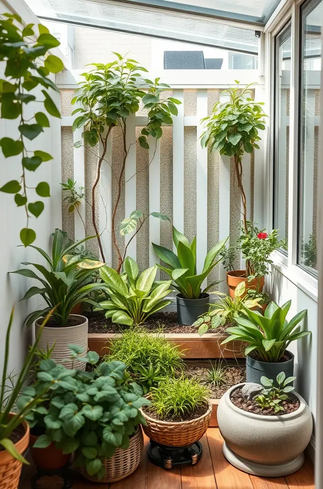 Sustainable Small Garden Idea for Cozy Interiors with Eco-Friendly Touch