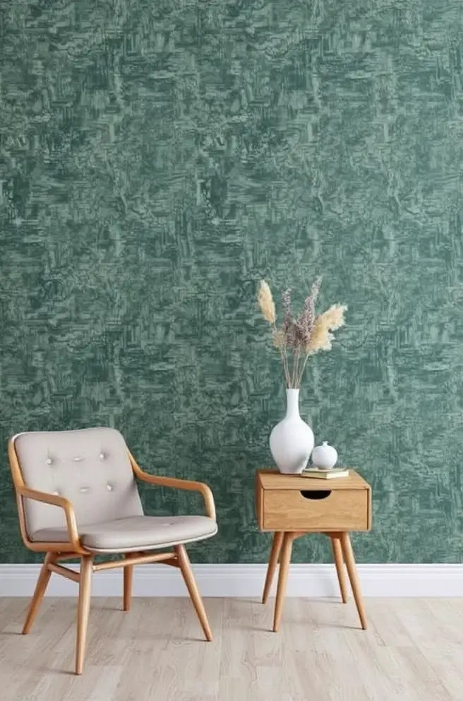 Textured Wallpaper Idea for Adding Depth and Interest to Your Walls