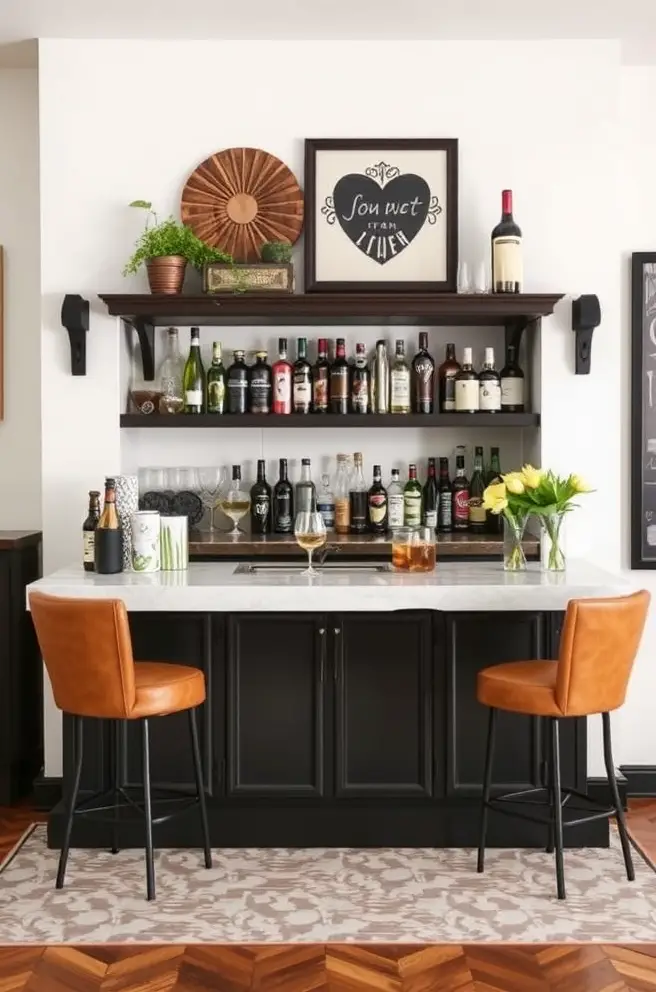 Themed Home Bar Idea to Celebrate Your Favorite Style