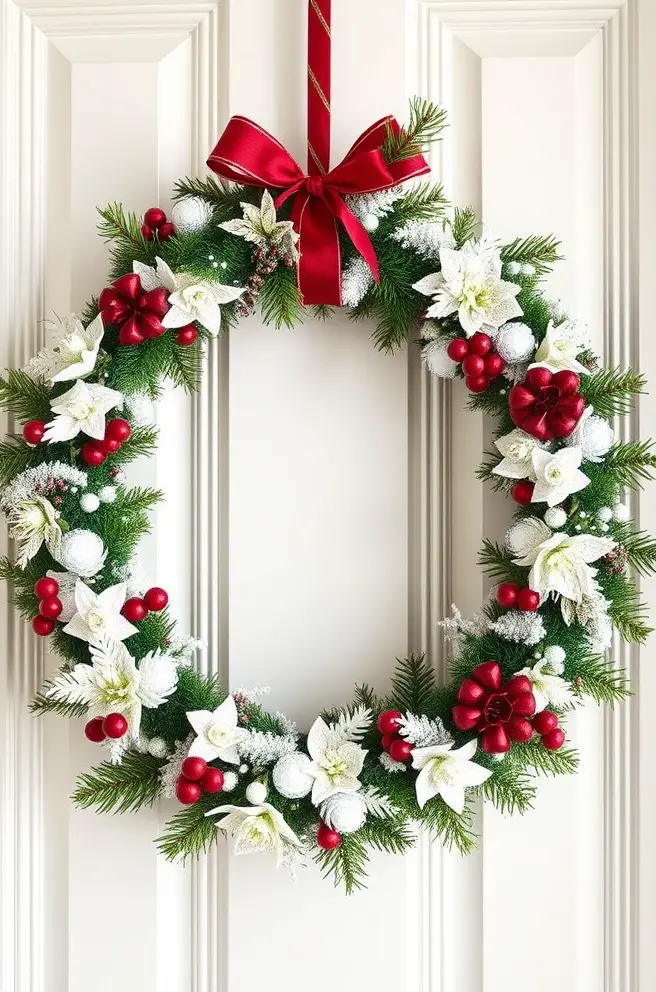 Traditional Christmas Wreath Idea That Capture Classic Charm