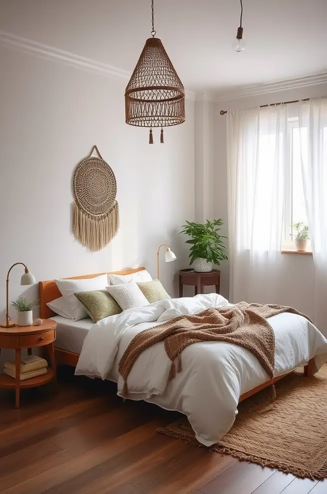 Tranquil Boho Bedroom Idea for Peaceful Sleep