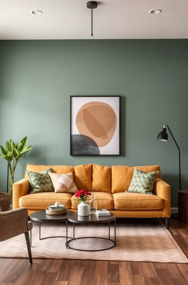 Trendy Living Room Color Idea for a Cozy Ambiance