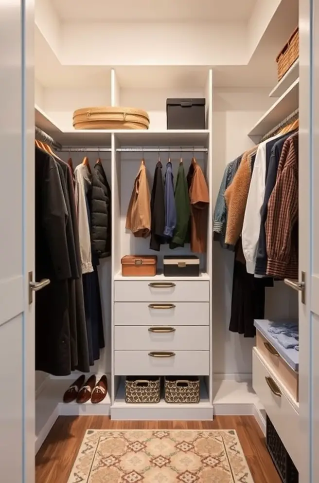 Trendy Small Closet Idea for a Modern Touch