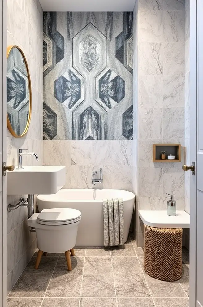 Unique Bathroom Floor Tile Idea That Transform Your Space