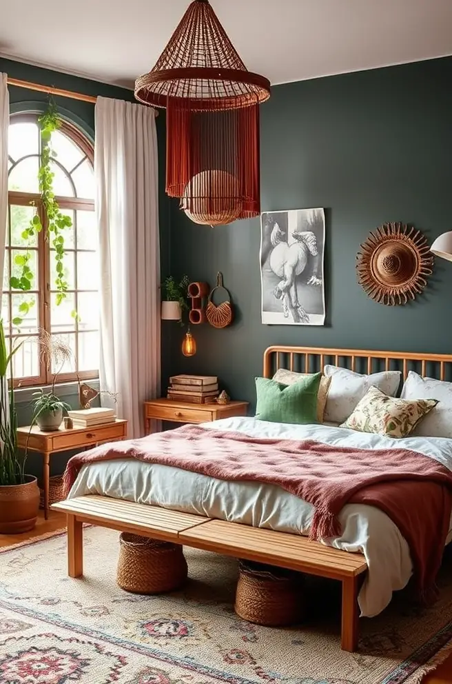 Unique Boho Bedroom Idea to Create a Relaxing Sanctuary