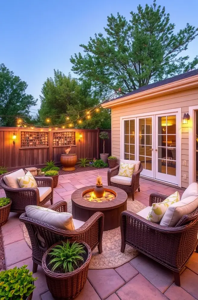 Unique Patio Design Idea for Creating an Inviting Outdoor Retreat