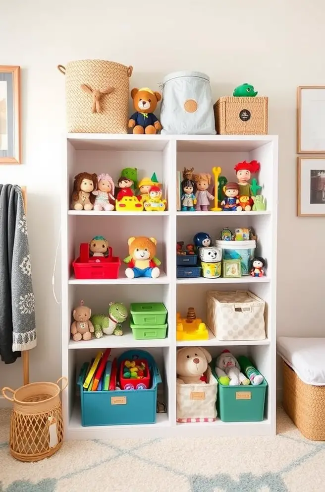 Unique toy storage Idea to maximize space in small playrooms