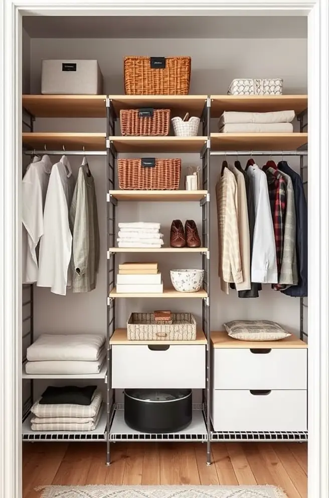 Versatile Closet Shelving Idea for Any Room in Your Home