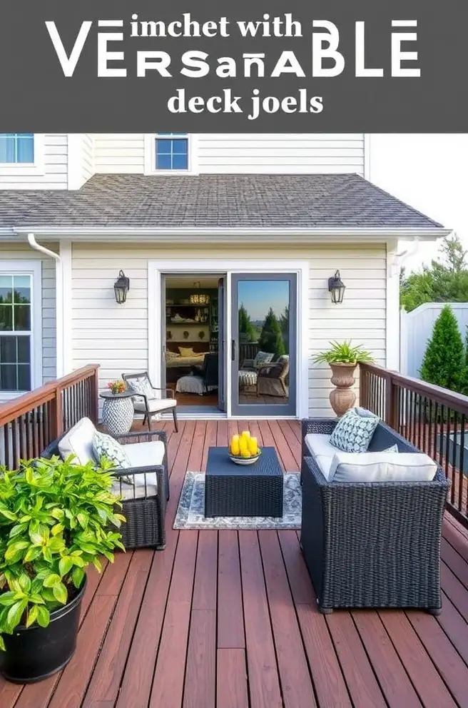 Versatile Deck Idea to Suit Any Architectural Style
