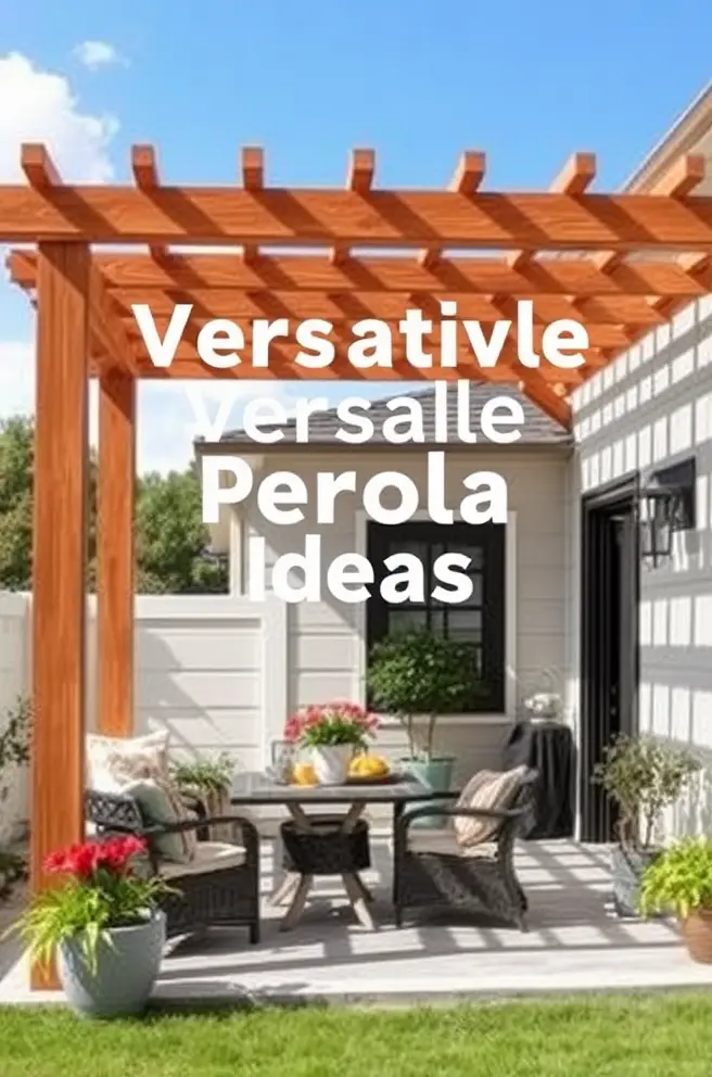 Versatile Pergola Idea for Every Room in Your Home