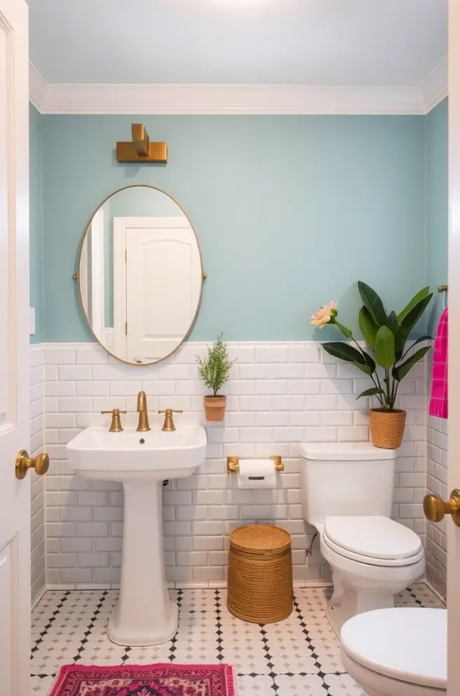 12 Stunning Guest Bathroom Ideas You'll Love 8 Vibrant Guest Bathroom Idea That Add Color and Flair