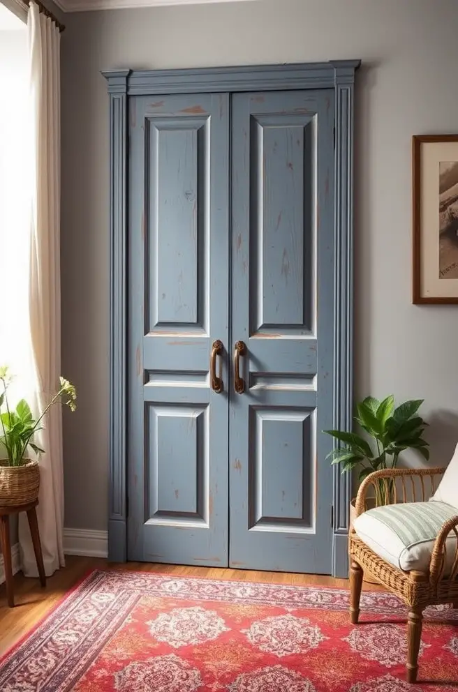 Vintage Closet Door Idea That Bring Character to Your Home
