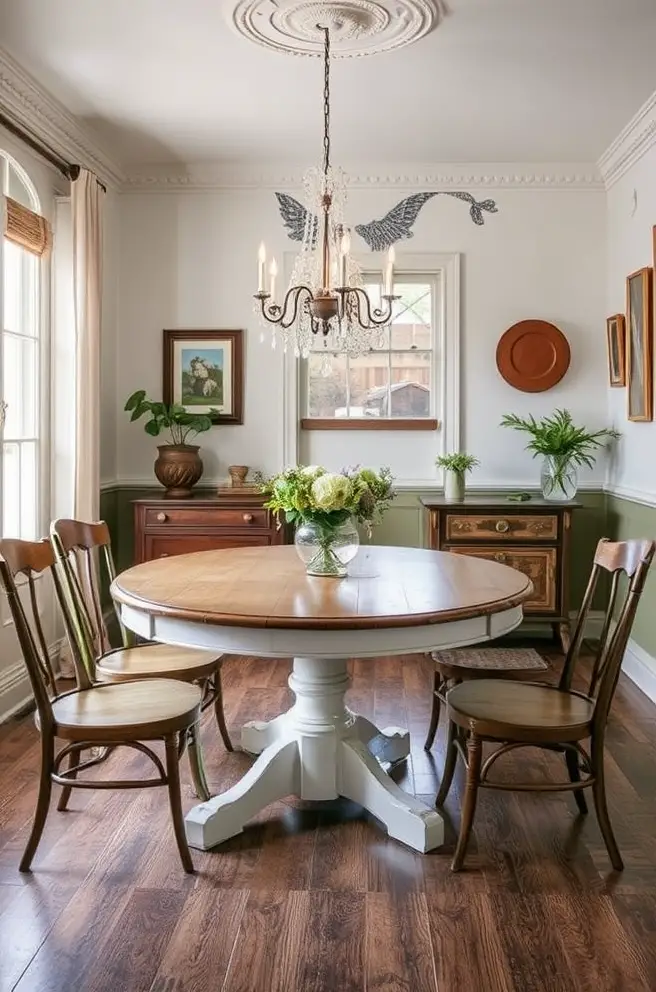 Vintage Dining Room Idea That Add Character and Charm