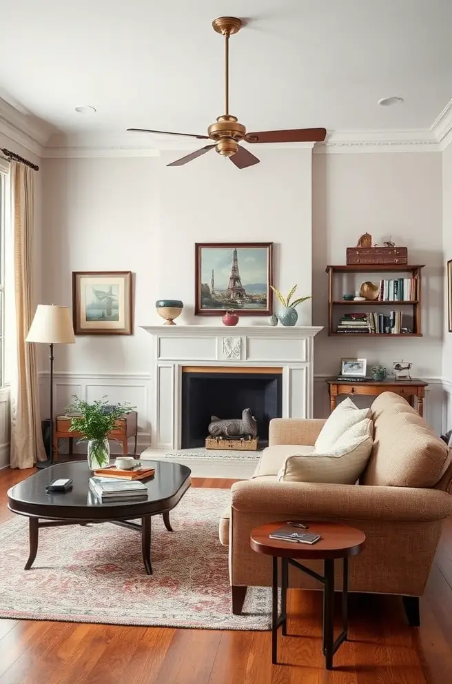 Vintage-Inspired Living Room Design Idea That Tell a Story