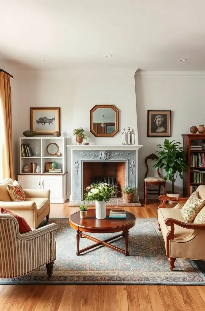 Vintage Living Room Idea for a Timeless and Classic Appeal