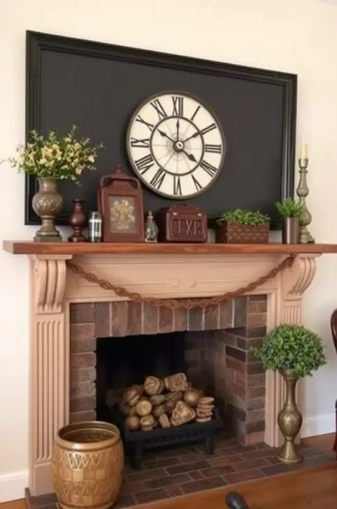 12 Stunning Mantel Decor Ideas for 2023 Inspiration 7 Vintage Mantel Decor Idea That Add a Touch of Nostalgia