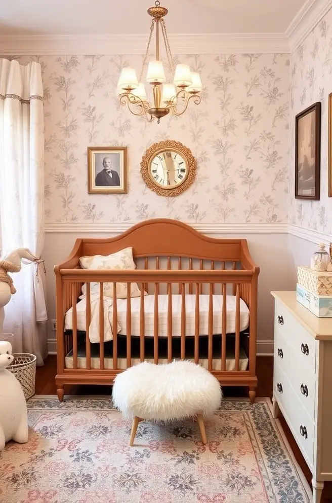 Vintage Nursery Idea to Add Timeless Charm to Baby's Room