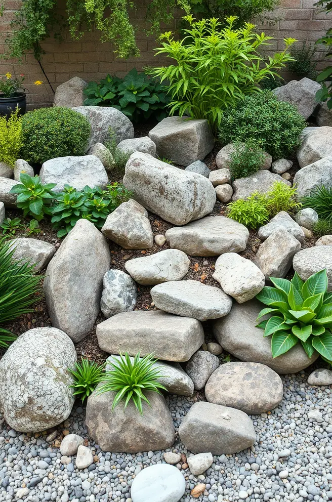 12 Stunning Rock Garden Ideas for Your Home Decor Inspiration 11 Vintage Rock Garden Idea for a Timeless Appeal