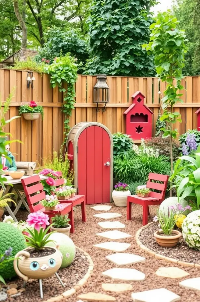 Whimsical Garden Design Idea for a Playful Outdoor Escape