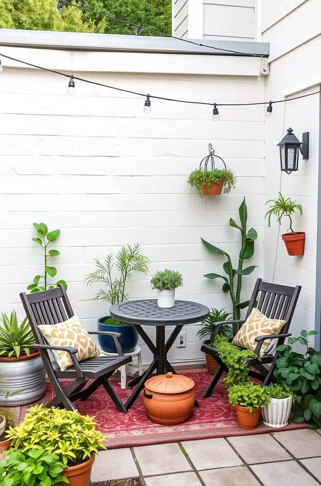 Whimsical Small Patio Idea to Spark Joy